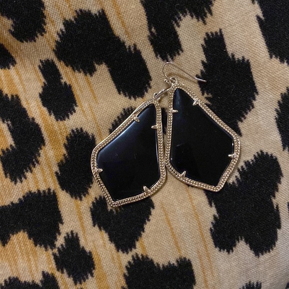 Kendra Scott Black Alexandra Earrings - Picture 4 of 4